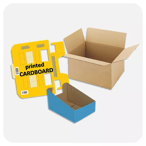 Cardboard for packaging